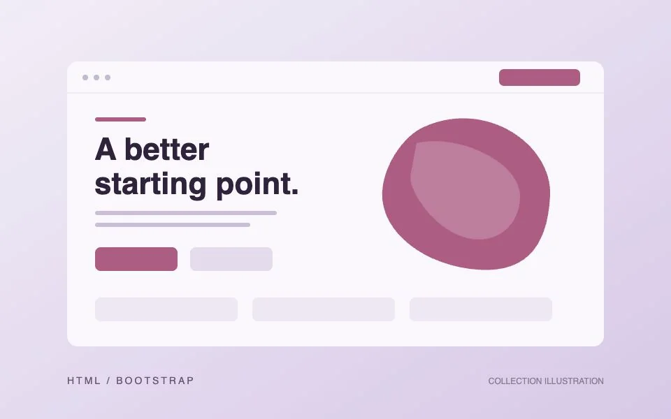 Creative Portfolio Website collection illustration