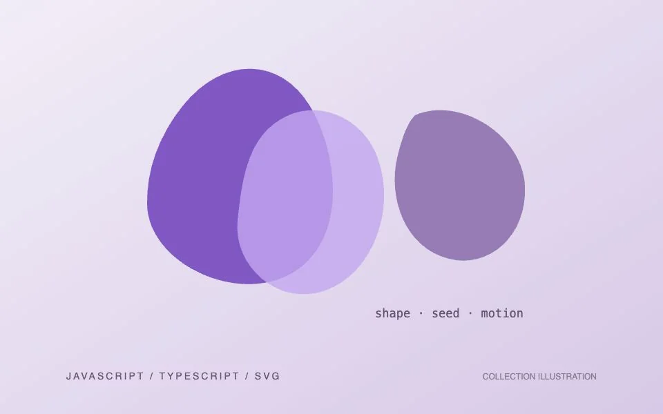 SVG Blob Generator and Animation collection illustration